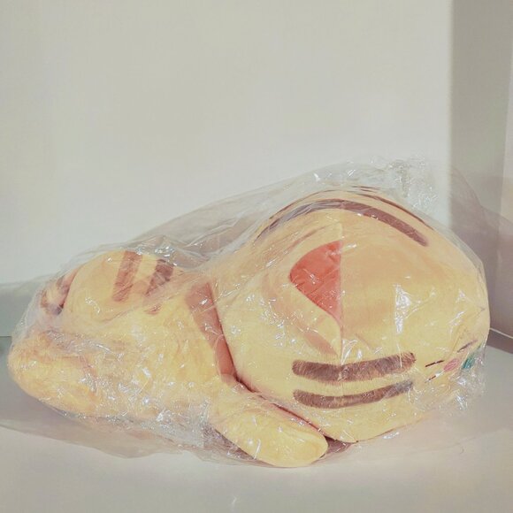 New Big Toreba Sleeping Orange Cat Taiga 45cm Plush Japan - Picture 3 of 3